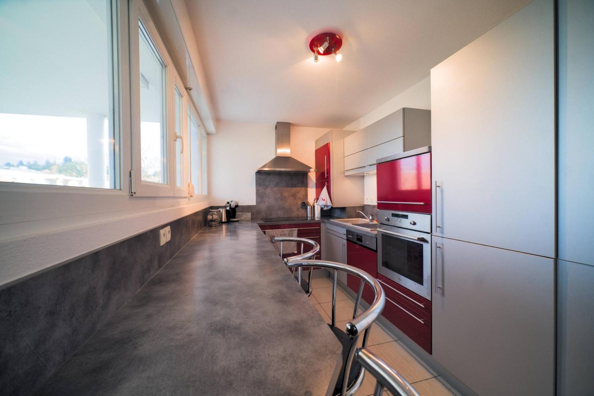 Appartement Lumineux, 80M², Proche Des Vosges Thann Bagian luar foto